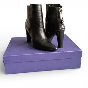 STUART WEITZMAN Mizzip ankle boots black leather size 9